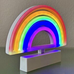 Children's Room Decor Colorful Shaped Rainbow Neon LED Vibrant Night Light Lamp